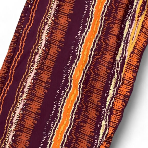 LILI Sport Women's Striped Wide Leg Multicolored Pants, Size 2X NWT - Picture 3 of 9